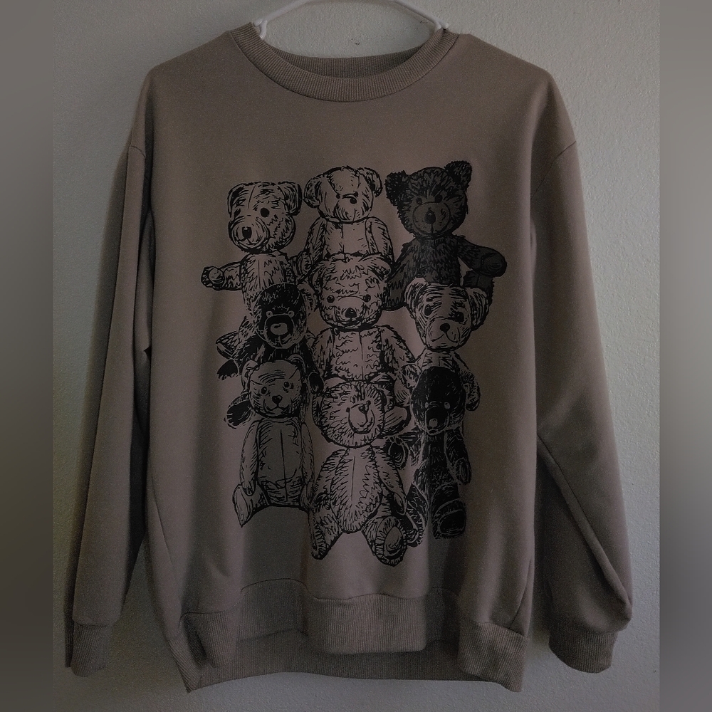 Women's Large Shein Teddy Bear Sweater